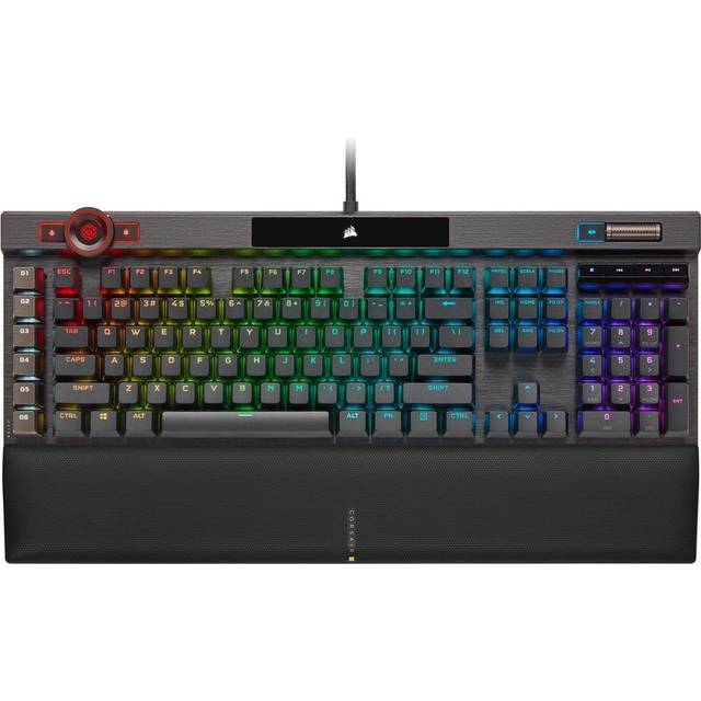 CORSAIR K100 RGB Optical-Mechanical Gaming Keyboard (mörkgrå)