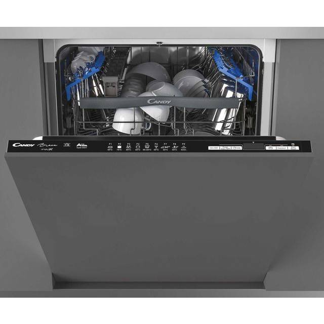 Candy CDIN 2D620PB-80E - White 16 Place Fully-Integrated Dishwasher - 43 dB - E Energy Rating