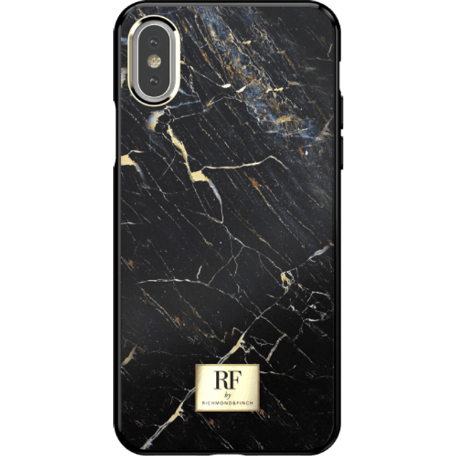 RF By Richmond And Finch Black Marble iPhone Xs Max Cover