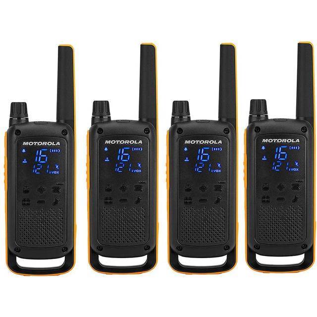 Walkie-Talkie Motorola T82 Extreme (4 Pcs) Black Yellow