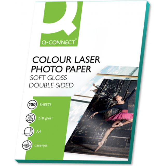 Q-Connect White A4 Soft Gloss Photo Paper 210gsm (100 Pack) KF01935