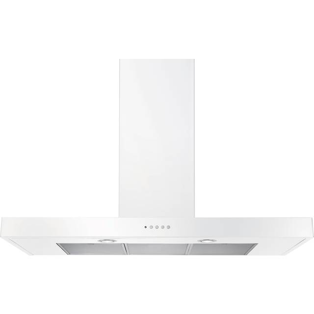 Rangemaster UNBHDS110WH 110cm Flat Chimney Hood - WHITE
