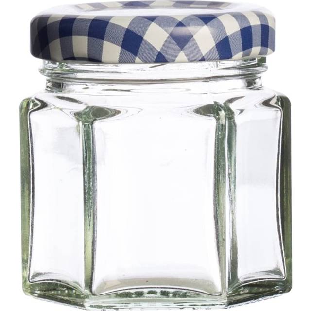 Kilner Mini Hexagonal Twist Top Jar - Blue