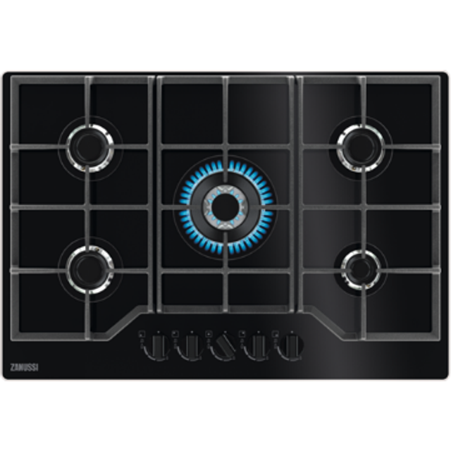 Zanussi ZGGN755K 75cm Gas Hob - Black
