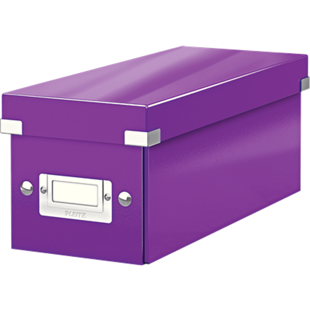 CD-box | Leitz 6041 WOW Click & Store | blå metallic