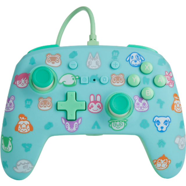 Powera enhanced wired controller (animal crossing) (switch) (new)