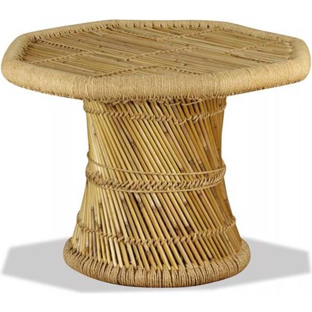 vidaXL Coffee Table Bamboo Octagon 60x60x45 cm - Brown