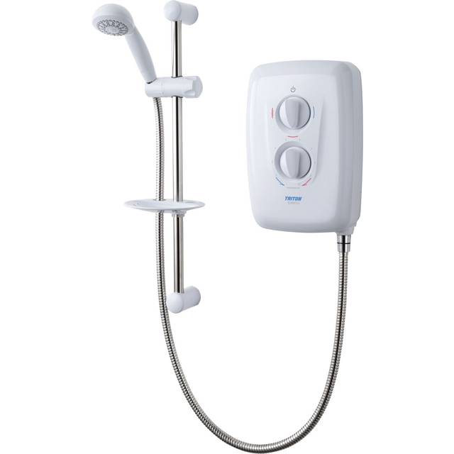 Triton Avena 8.5kw Electric Shower | White | Plastic | 208mm x 308mm x 108mm