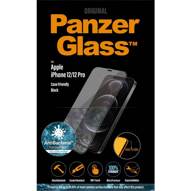 PanzerGlass® Screen Protector Apple iPhone 12 | 12 Pro | Edge-to-Edge