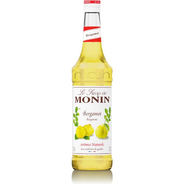 MONIN Premium Bergamot syrup 700 ml for Cocktails and Mocktails. Vegan-Friendly, Allergen-Free, 100% Natural Flavours and Colourings. Sugar Syrup