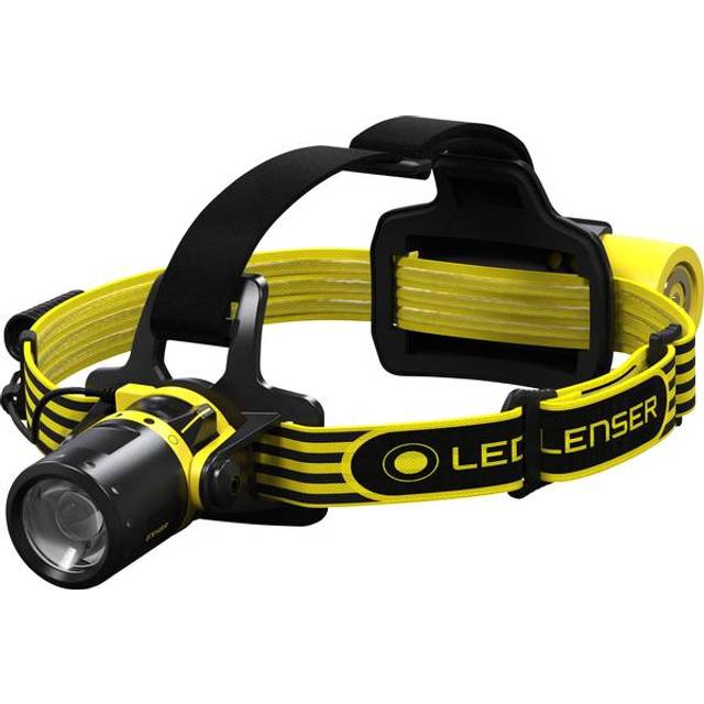 Led Lenser Atex Zone 0 LED Rechargeable Head Torch (EXH8R) - Black/Yellow