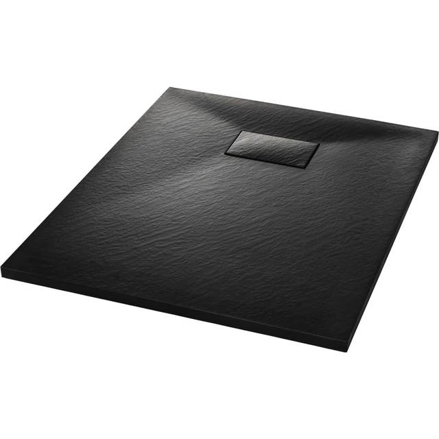 Duschkar SMC svart 90x70 cm