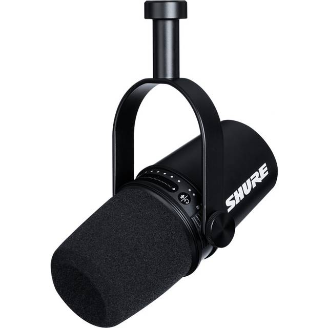 Shure MV7 Podcast Mikrofon - Svart