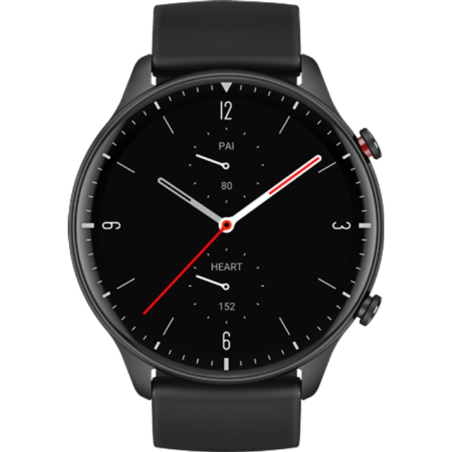 Amazfit GTR 2 46mm smartwatch med Bluetooth-samtal, 3 GB musiklagring, sportklocka med 90 sportlägen, hjärtfrekvens- och SpO2-mätning, fungerar med Alexa