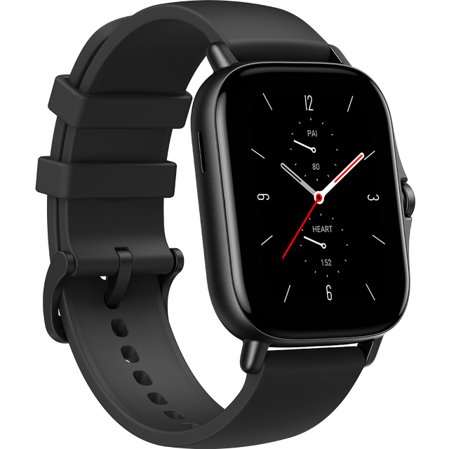 Amazfit GTS 2 43mm smartwatch med AMOLED-skärm som alltid är på, Bluetooth-samtal, 3 GB musiklagring, sportklocka med 90 sportlägen, puls- och SpO2-mätning, fungerar med Alexa, GPS