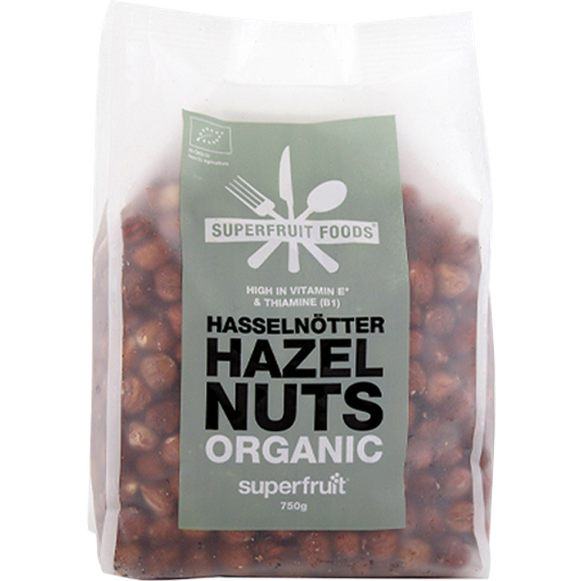Superfruit Hasselnötter Naturella 750g