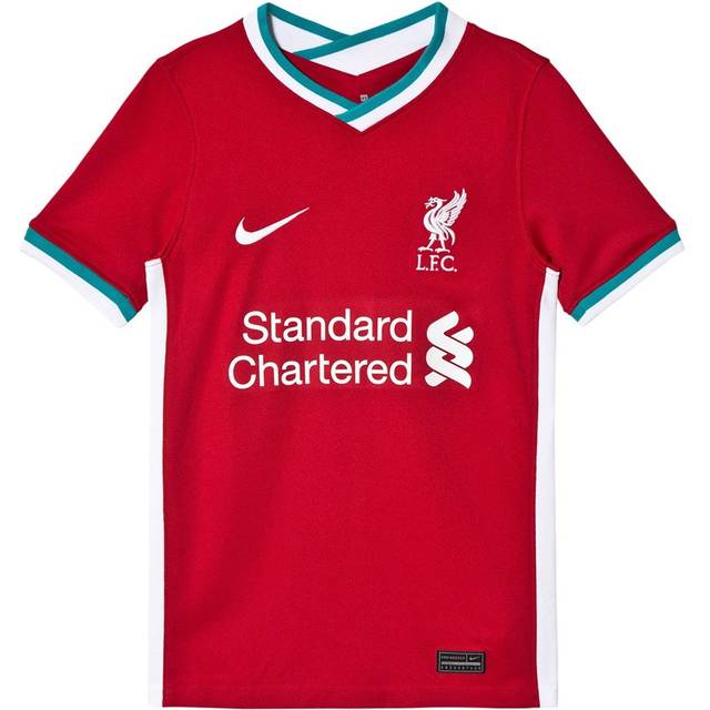 '20-'21 Liverpool Home Shirt (Kids) Red Polyester Made By: Nike