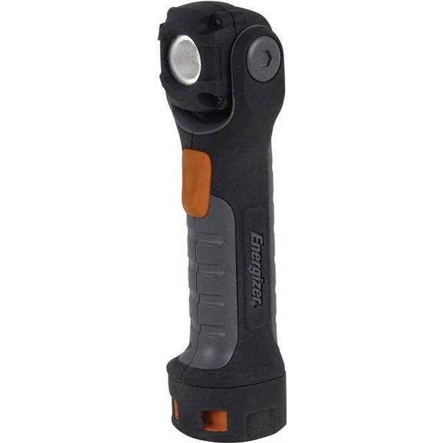 Energizer Hard Case 300 Lumens Pivot Rotating Head LED Torch with Magnetic Base & 2x AA Batteries