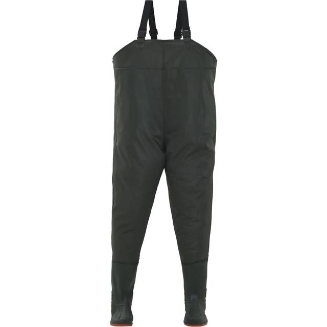 vidaXL Wading Pants with Boots Green Size 44