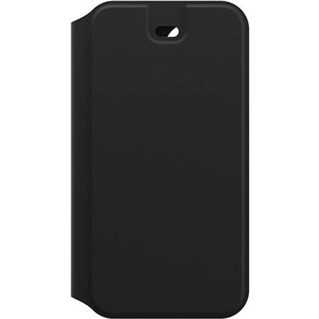 OtterBox Strada Via skal för iPhone 12 mini, stöttåligt, fallsäkert, tunt, skyddande Folio skal med korthållare, testad till militärstandard x2, Svart