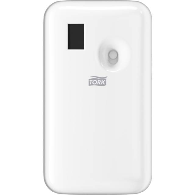 Tork 562000 Dispenser för luftfräschningsspray A1 - för en väldoftande atmosfär/Lätt programmerbar/Lätt att fylla på/Lång batteritid/Med nivåindikator / 9,7x17,4x6cm (BxHxD)