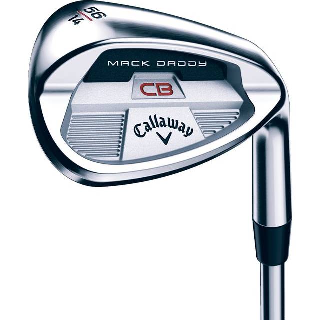 Callaway Mack Daddy CB kil (höger, stål, kil flex, 56 grader), silver