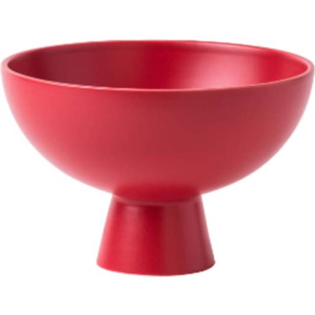 Strøm Bowl With Foot Ø19 cm, Coral Blush