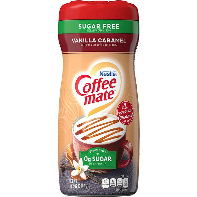 Coffee Mate, Powder Coffee Creamer, Sugar Free, Vanilla Caramel, 289.1g