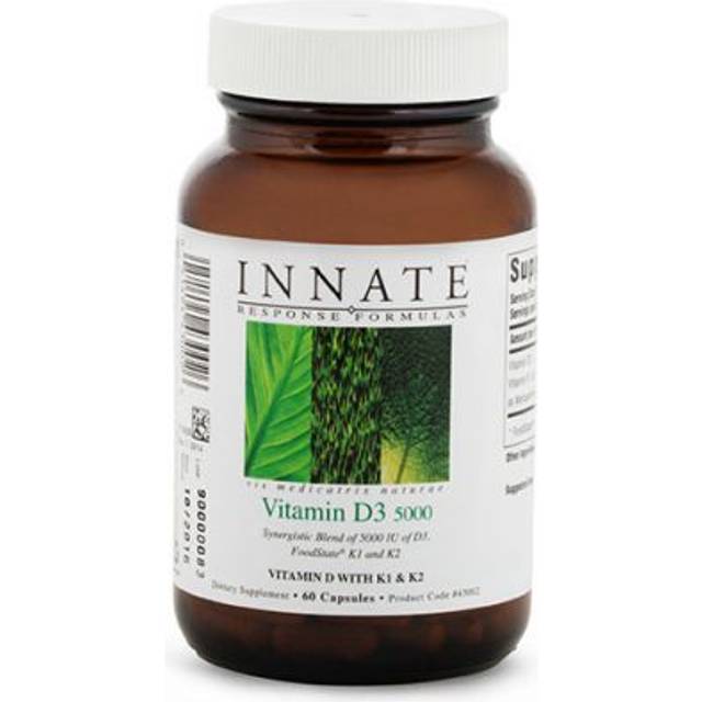 Innate Response Formulas  Vitamin D3  125 mcg (5 000 IU)  60 Capsules