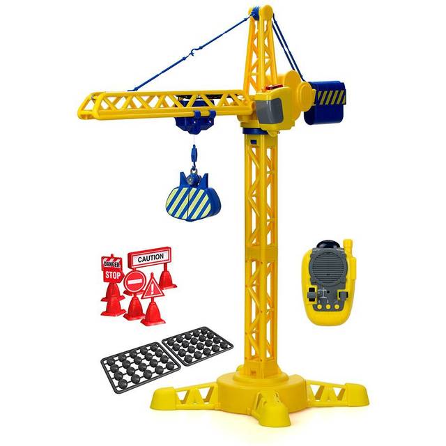 Tooko - Radio Controlled Construction Crane with Sound Effects - Rotates 360  - 70 cm - All Control from Remote Control - Kindergarten Toy
