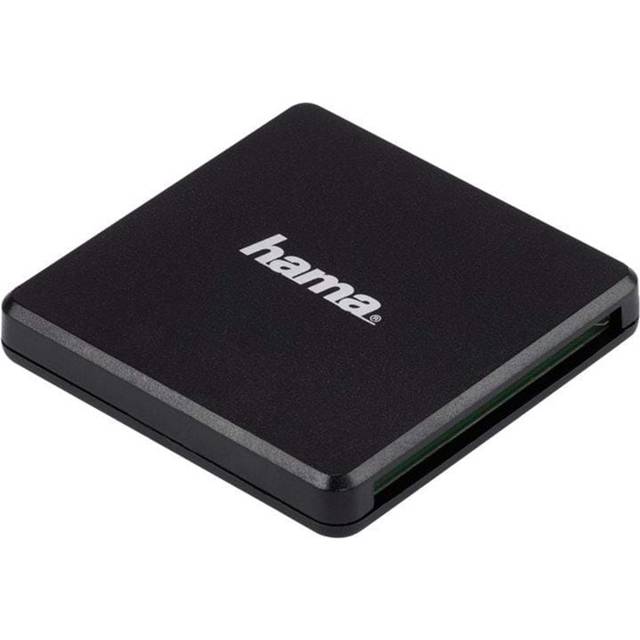 Hama USB 3.0 Multi Card Reader, SD/microSD/CF, Black