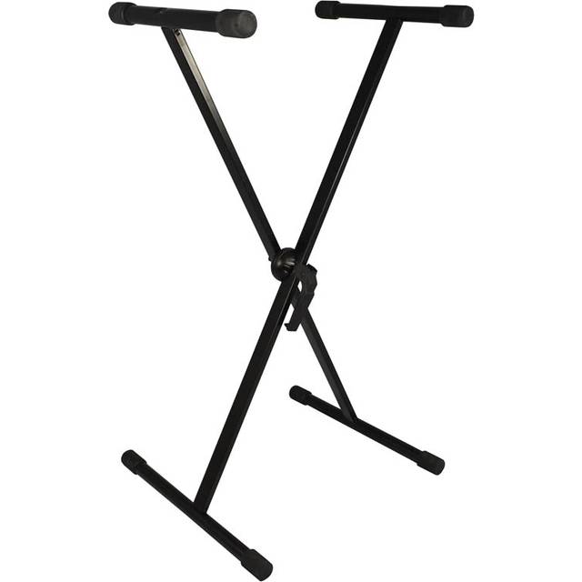 Single Cross Folding Keyboard Stand with Safe-Lock Mechanism by Cobra