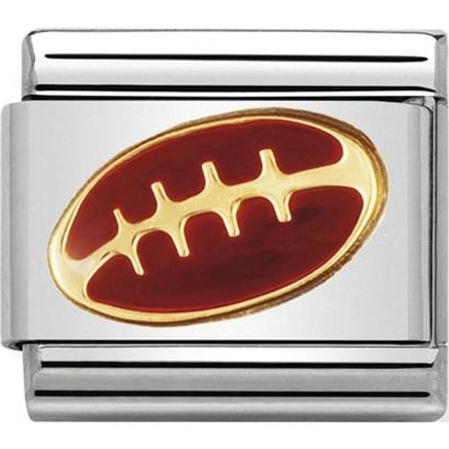 Nomination Classic Gold American Football Sports &amp; Hobbies Charms