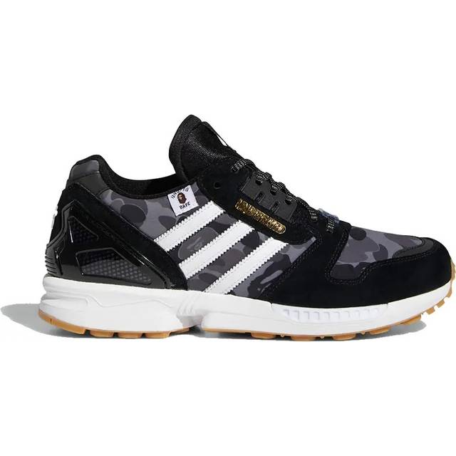 adidas x A Bathing Ape x Undefeated ZX 8000 'A-ZX Series - Black Camo' FY8852 - 3.5