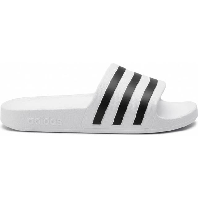 adidas Unisex - Vuxen Adilette Aqua Sporttofflor, Ftwr White/Core Black/Ftwr White, 38 EU