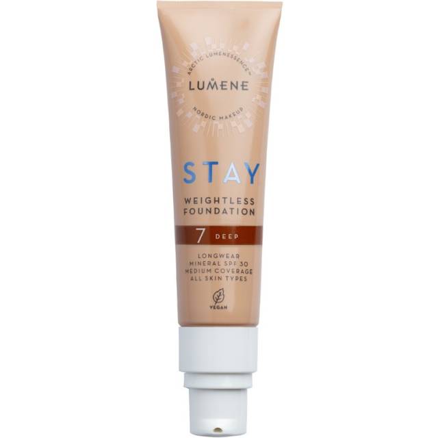 Lumene Stay weightless Foundation 7 Deep Foundation, 30 ml