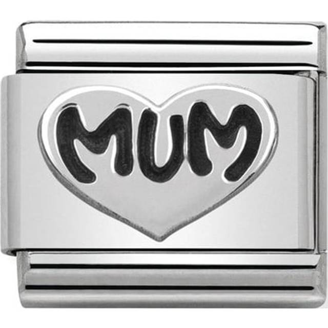 Nomination Classic Silver Mum Heart Friends &amp; Family Charms