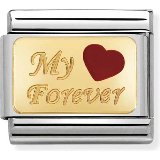 Nomination Classic Gold My Forever Love &amp; Hearts Charms