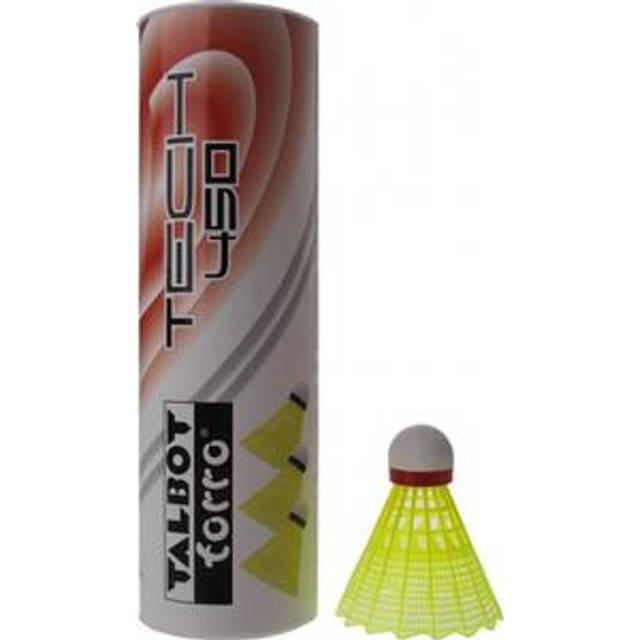 Talbot-Torro Tech 450 Premium Medium Nylon Shuttlecocks - 6 Pack - Yellow