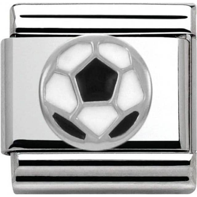 Nomination Football Charm - Silver
