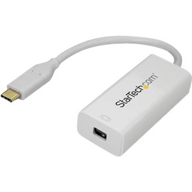 StarTech CDP2MDP USB-C to Mini DisplayPort Adapter - 4K 60Hz - White - StarTech.com