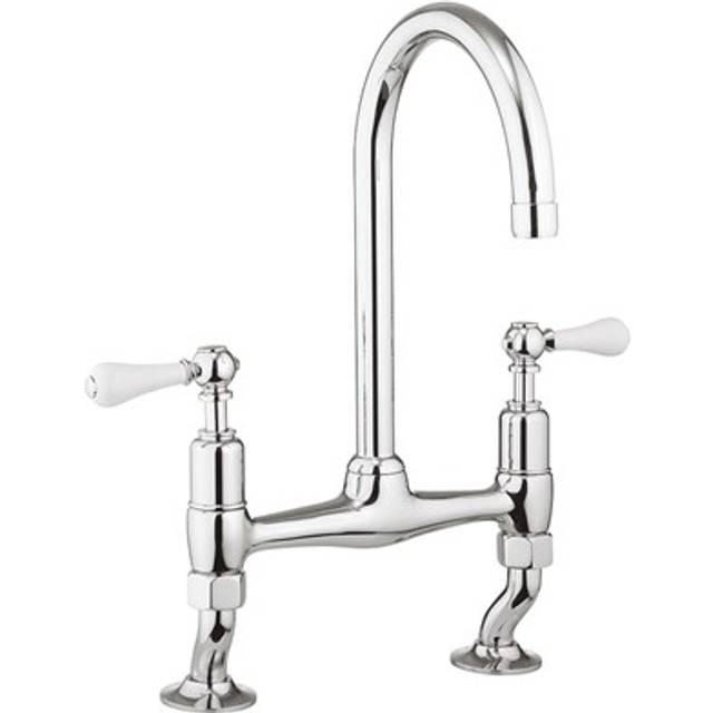 Crosswater - Cucina Belgravia Lever Dual Lever Kitchen Mixer - Chrome - BL710DC_LV Large Image