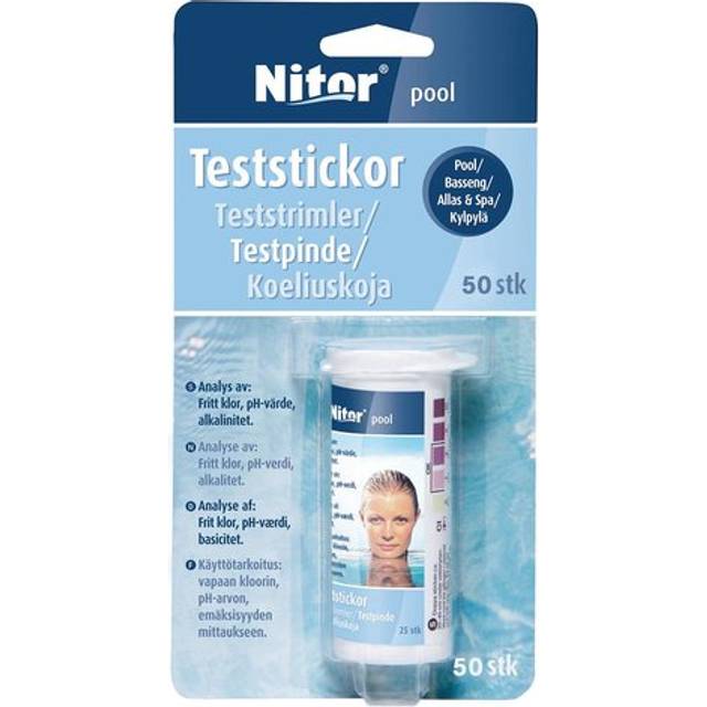 Teststickor Nitor Klor/Ph 50St