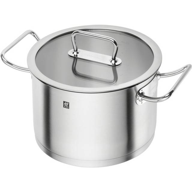 Zwilling Zwilling Pro pot high with glass lid stainless steel 6.2 L