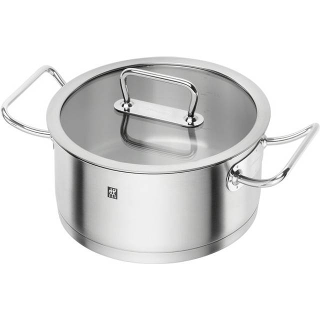 Zwilling Zwilling pro pot with glass lid stainless steel 4.1 L