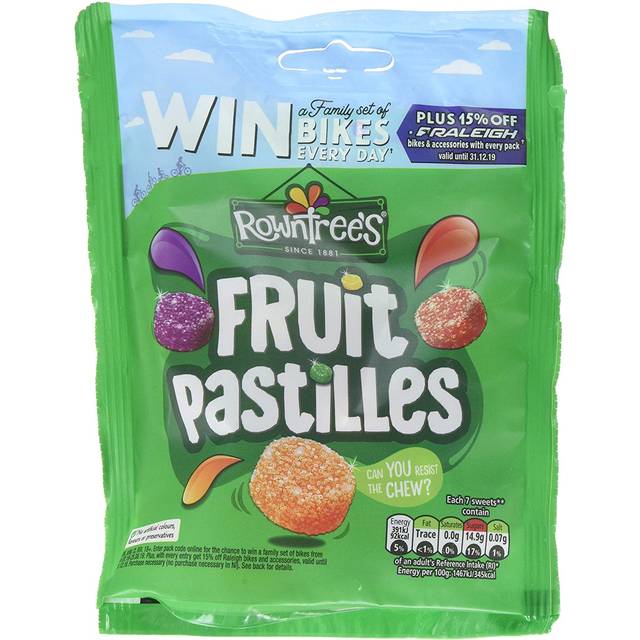 Rowntree's Fruit Pastilles Sweets Sharing Bag 143g