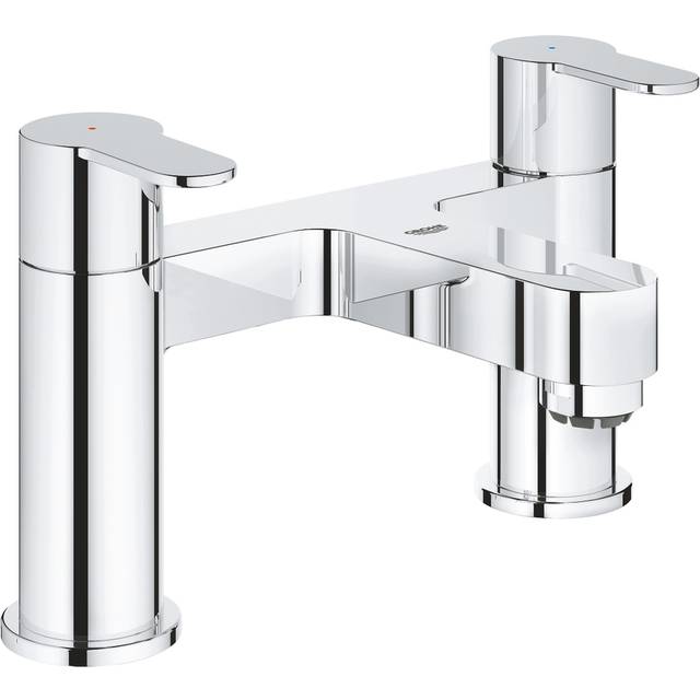 25216 BauEdge Two-Handled Deck Mounted Bath Filler Tap - Grohe