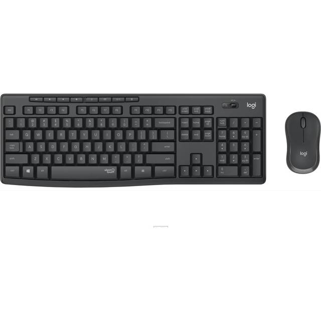 Logitech MK295 Silent Wireless Combo 920-009819 Tangentbord med Mus, Vit