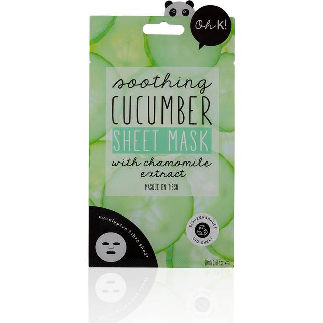 Oh K! Sheet Mask - Cucumber For Unisex 1 Pc Mask
