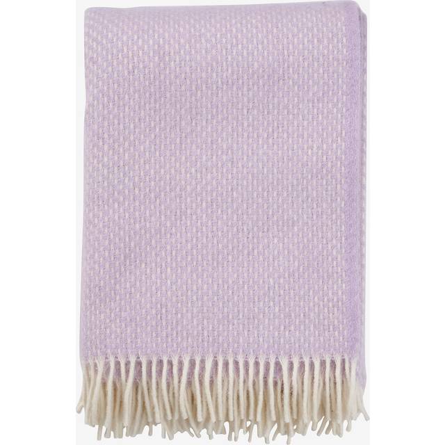 Klippan Yllefabrik Preppy pläd Lilac